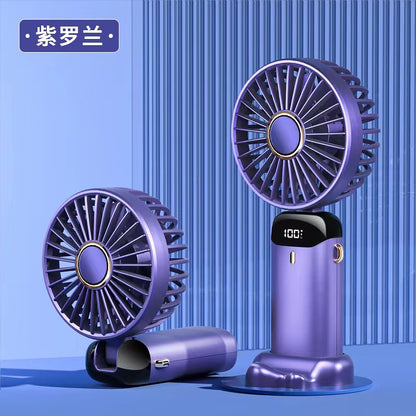 🌀 CoolAura™ クールオーラ™ | アロマと涼しさを一台で！ポータブル＆デジタル設計